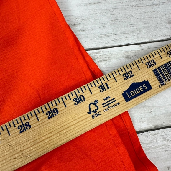 Columbia PFG Shirt Mens Large Vented Fishing Orange Short Sleeve UofA Auburn - Picture 12 of 13